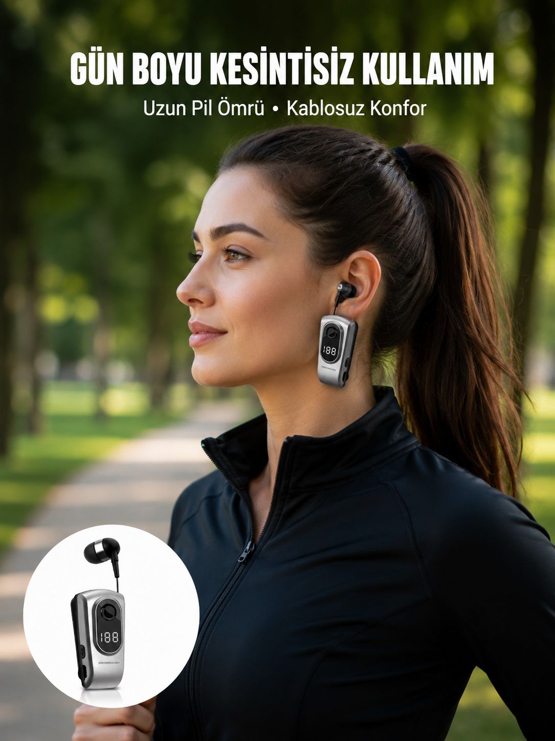 Titreşimli Bluetooth Kulaklık – Uzun Pil Ömrü, Dijital Ekranlı Kablosuz Tasarım - Lisinya Titreşimli Bluetooth Kulaklık – Uzun Pil Ömrü, Dijital Ekranlı Kablosuz Tasarım - Lisinya
