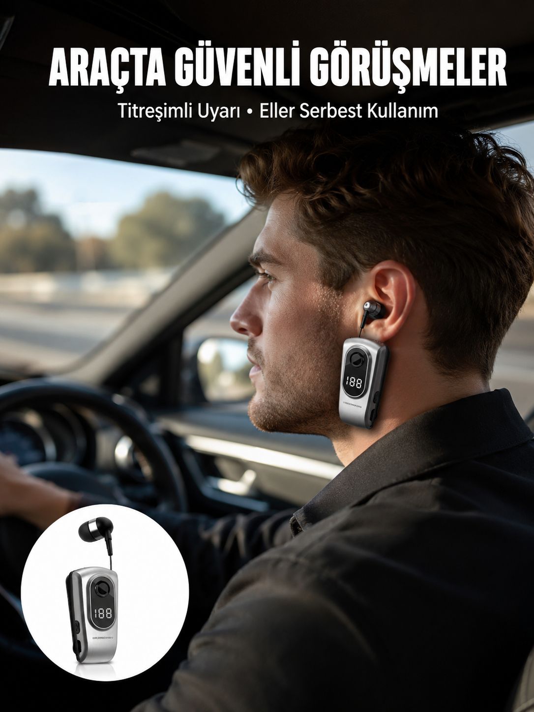 Kablosuz Bluetooth 5.2 Kulaklık – Titreşimli Uyarı ve Uzun Pil Ömrü - Lisinya Kablosuz Bluetooth 5.2 Kulaklık – Titreşimli Uyarı ve Uzun Pil Ömrü - Lisinya