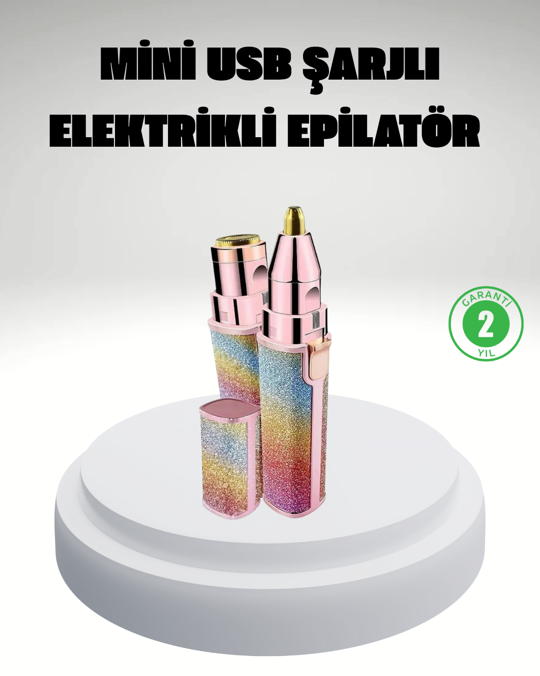Şarjlı Mini Yüz ve Kaş Epilatörü – Ağrısız ve Hassas Temizlik - Lisinya