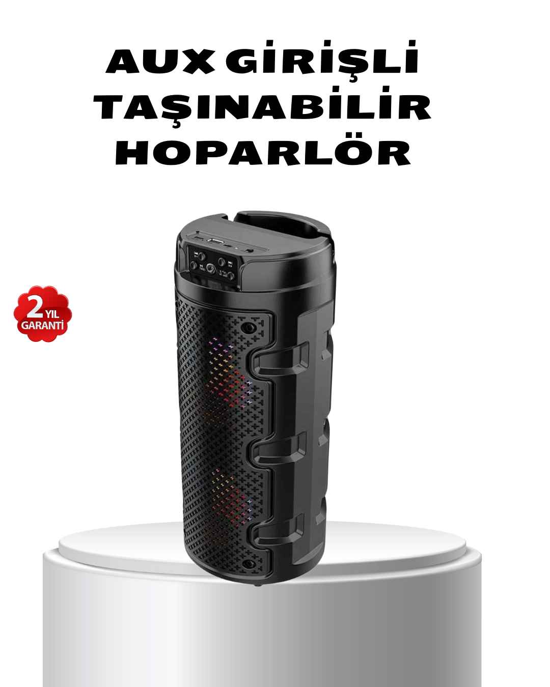 Bluetooth 5.0 Kablosuz Hoparlör Çift Sürücülü Yüksek Ses Kalitesi Kompakt Tasarım - Lisinya