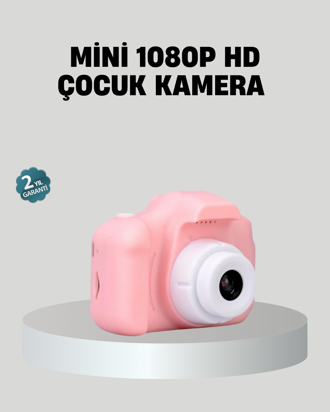 Mini Dijital Çocuk Kamerası 8MP HD Ekranlı 1080P Video ve Şarjlı - Lisinya