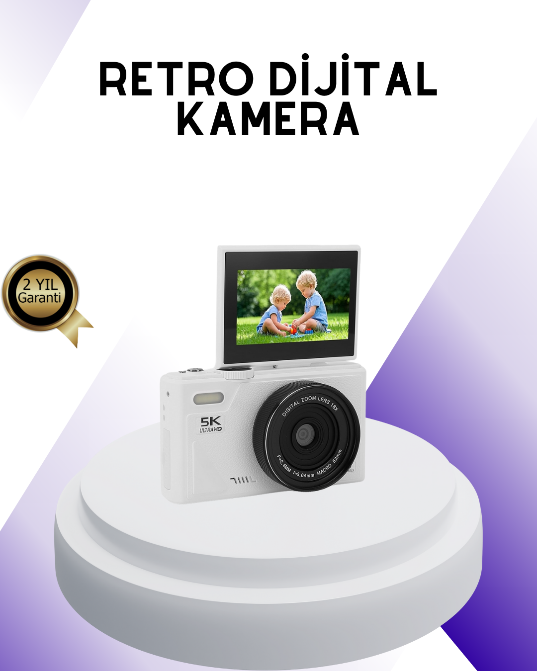 5K UHD Dijital Kamera WiFi Bağlantılı Otofokus 18x Zoom Taşınabilir - Lisinya 5K UHD Dijital Kamera WiFi Bağlantılı Otofokus 18x Zoom Taşınabilir - Lisinya