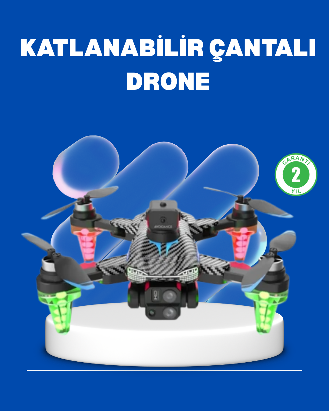 1080P Full HD Katlanabilir Drone Uzun Uçuş Süreli Hafif Tasarım - Lisinya
