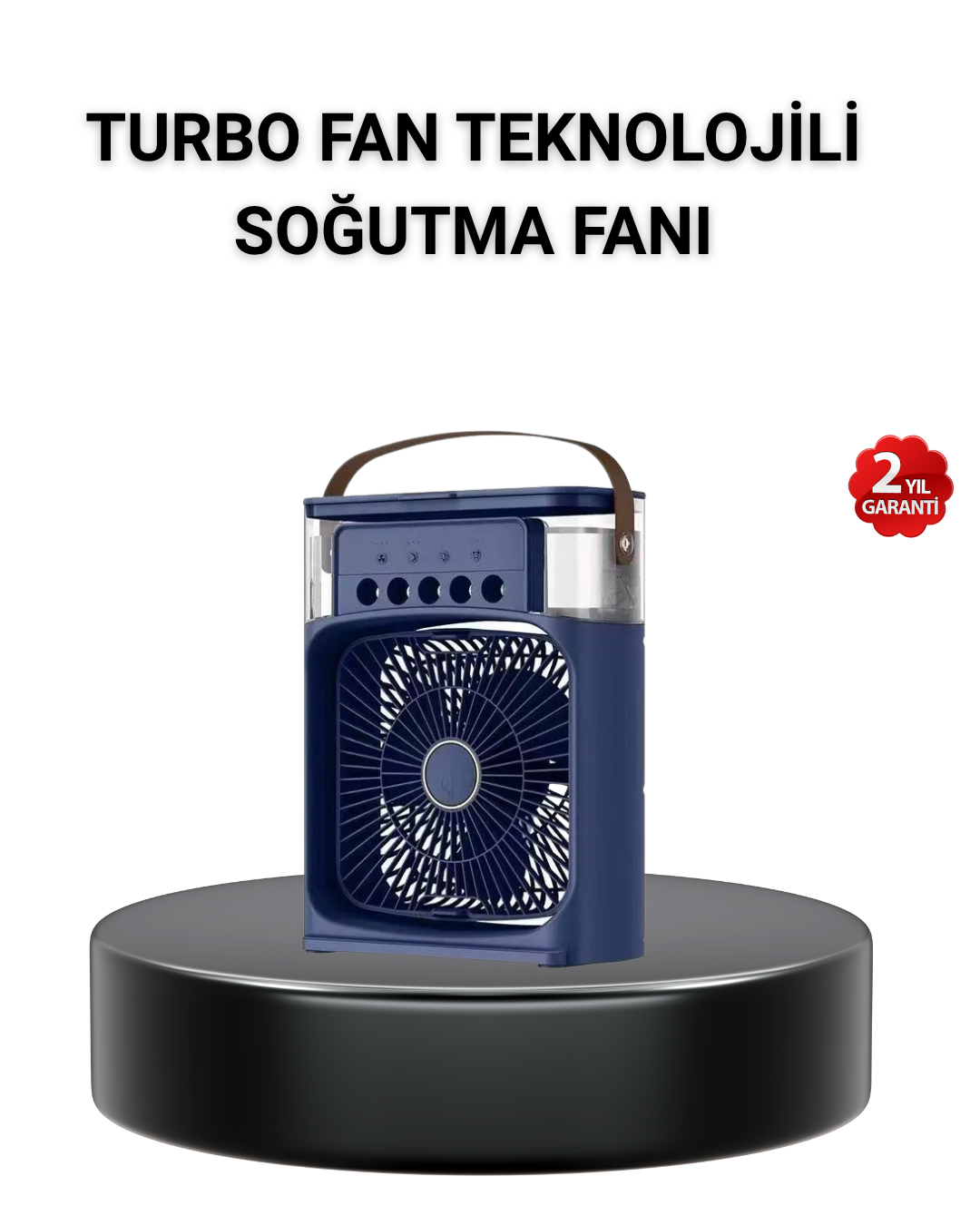Turbo Fan Teknolojili Sessiz ve Güçlü Soğutma Masası Vantilatör - Lisinya