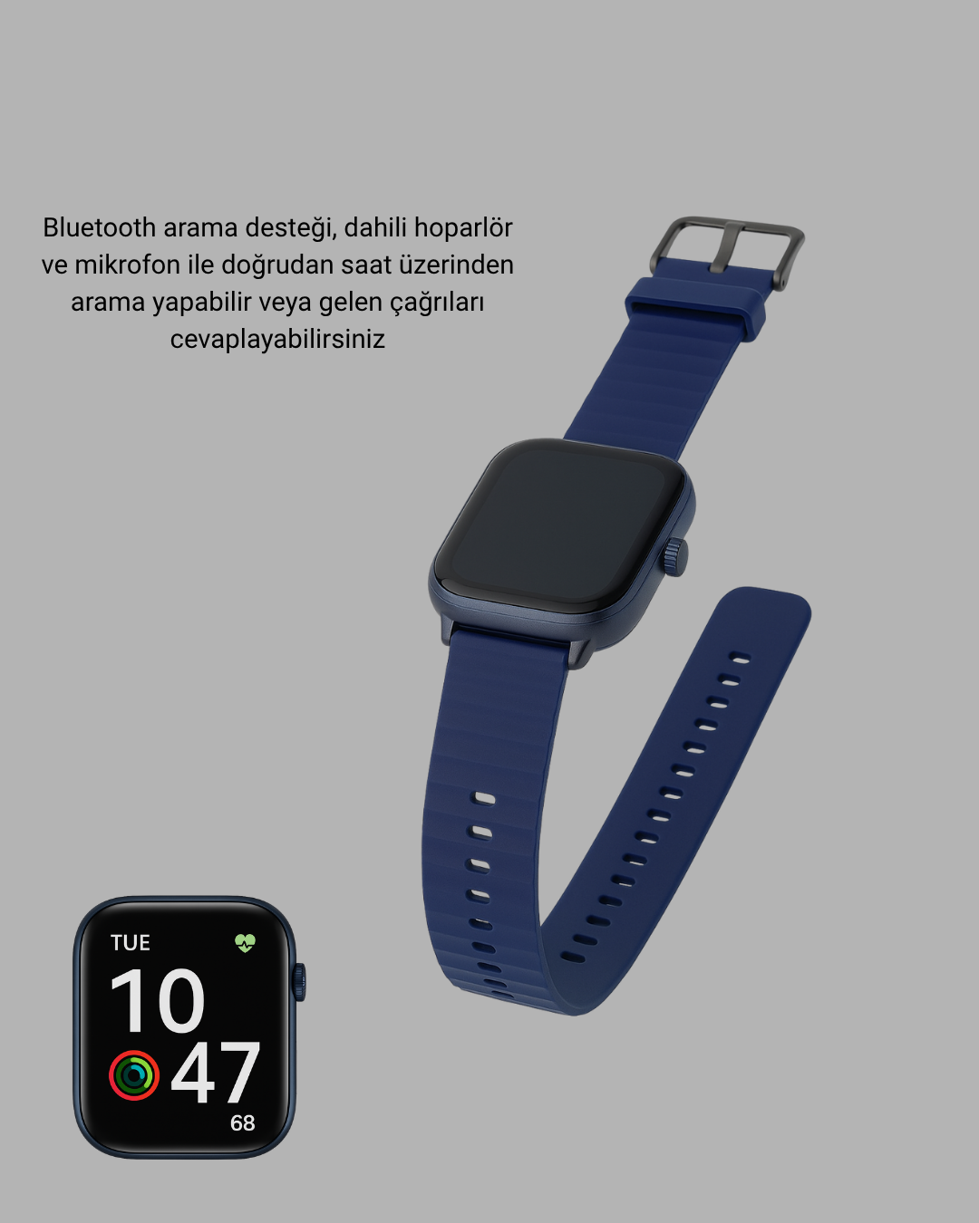 Akıllı Saat 2.05 İnç Su Geçirmez 360 mAh - Lisinya Akıllı Saat 2.05 İnç Su Geçirmez 360 mAh - Lisinya