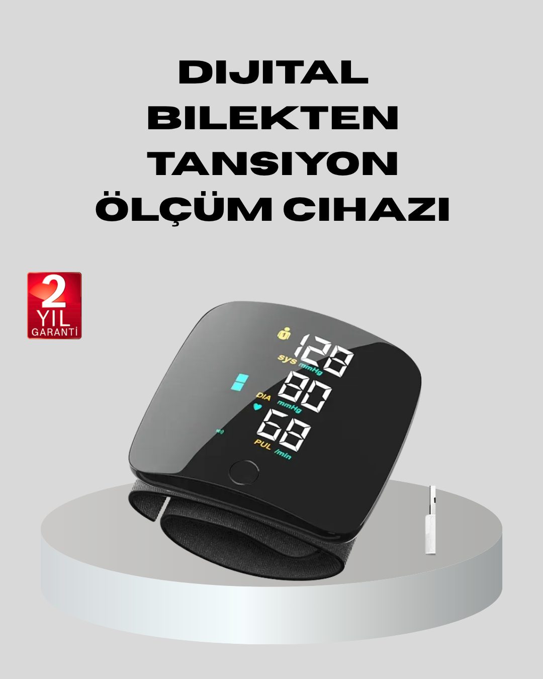 Dijital Bilek Tansiyon Aleti – Çift Kullanıcı Hafızalı, Aritmi Uyarılı ve Otomatik Kapanmalı - Lisinya
