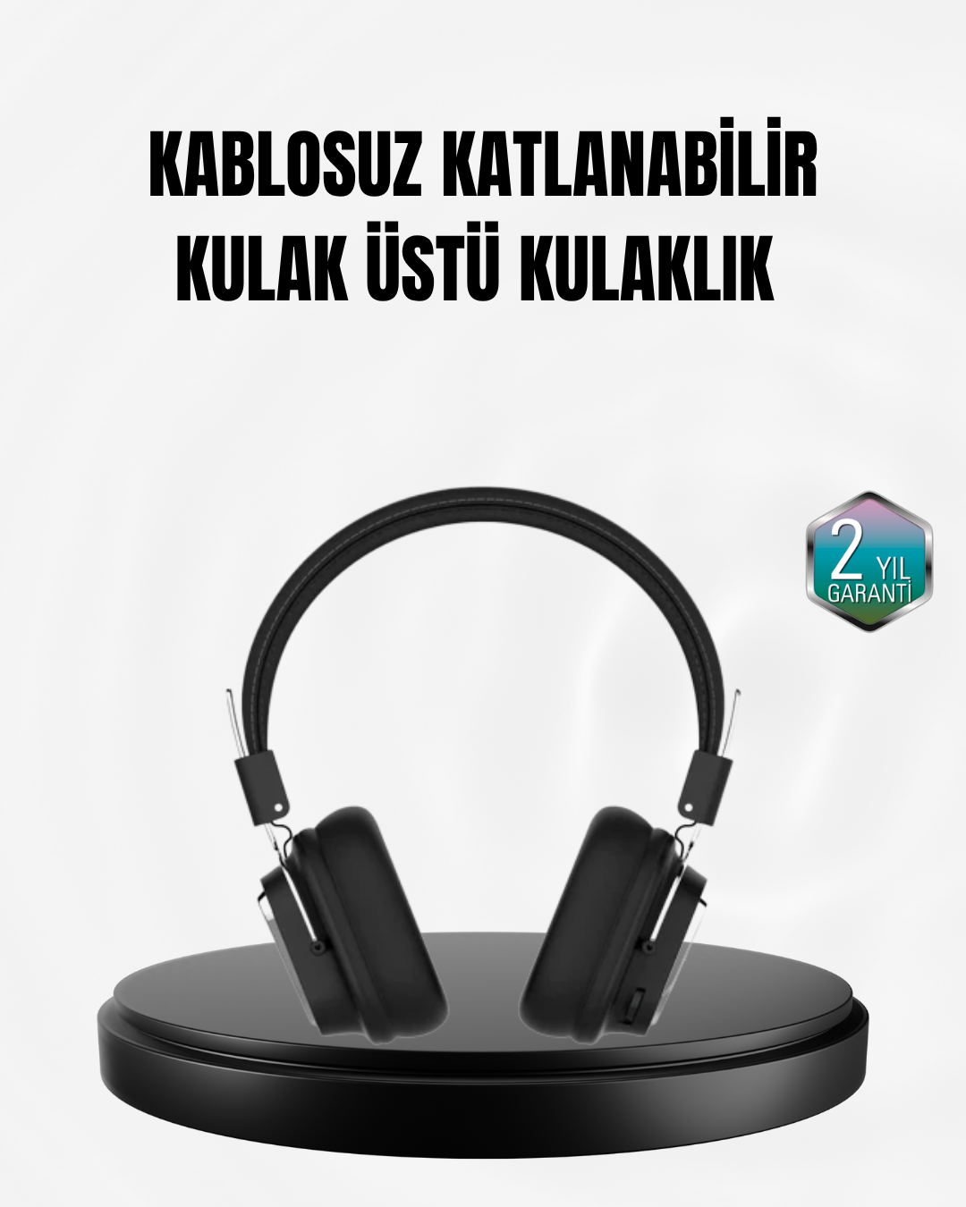 Kablosuz Bluetooth Kulak Üstü Kulaklık Kristal Ses Kalitesi ve Ergonomik Yapı - Lisinya