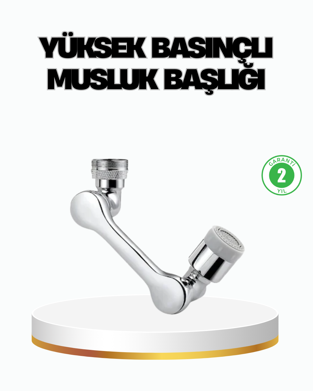Üç Segmentli 1080 Derece Musluk Aparatı Esnek Döner Havalandırıcı Pratik Kullanım - Lisinya Üç Segmentli 1080 Derece Musluk Aparatı Esnek Döner Havalandırıcı Pratik Kullanım - Lisinya