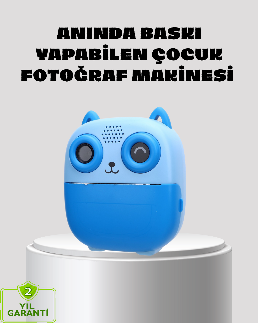 Anında Baskı Özellikli Çocuk Kamerası 48MP 1080P Çift Lens 32GB Destekli - Lisinya