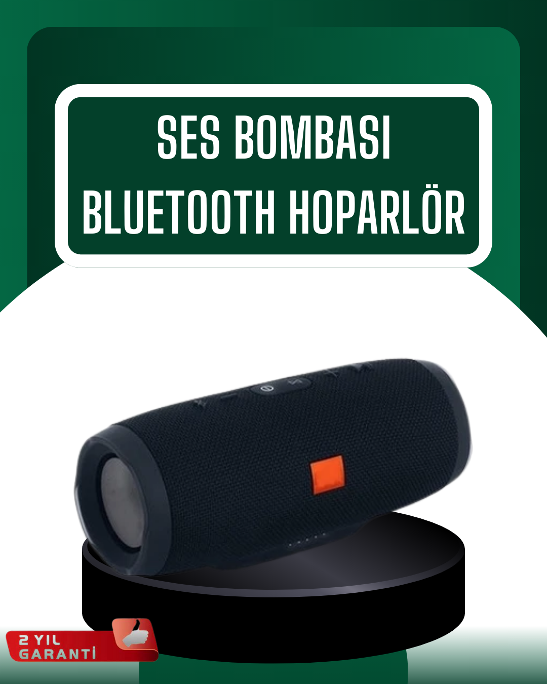 Kablosuz Hoparlör 12 Saat Çalma Süresi USB AUX TF Kart Destekli - Lisinya