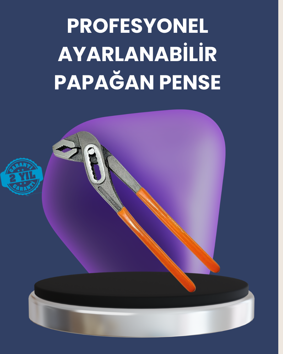 Ayarlanabilir Papağan Pense Çelik Gövde Profesyonel Kurbağacık - Lisinya