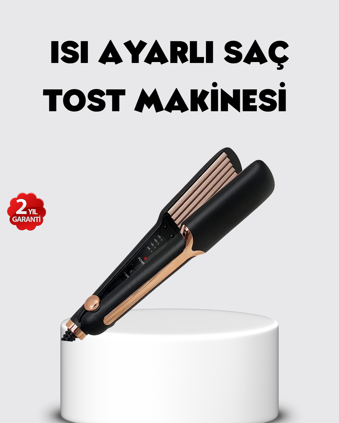 Tost Model Saç Şekillendirici DEMPOWER DP-134 360° Döner Kablolu - Lisinya