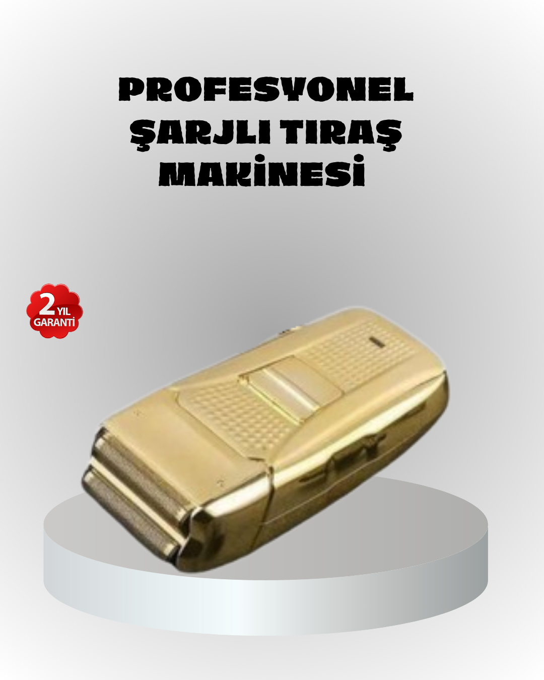 Profesyonel Erkek Tıraş Makinesi Islak Kuru Kullanım ve Şarjlı Sistem - Lisinya