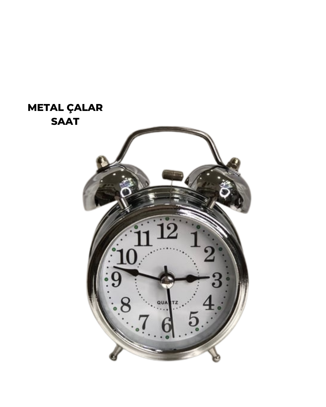 Dekoratif Gümüş Saat - Lisinya