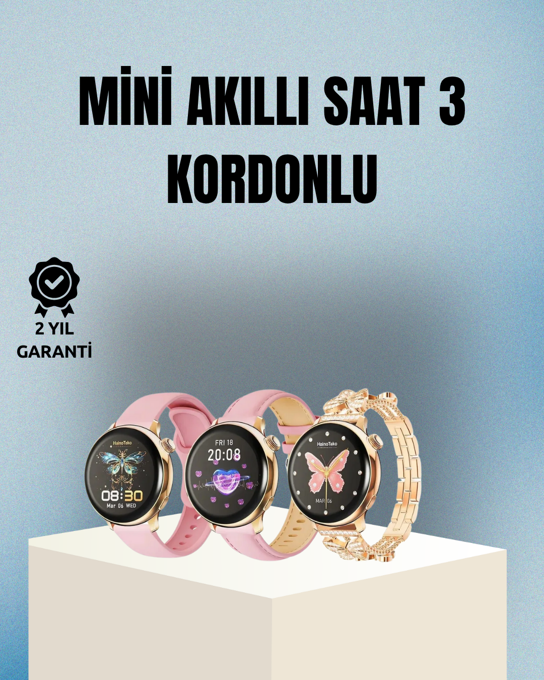 Akıllı Saat – Kalp Atış Takipli, Spor Modlu, Uzun Pil Ömürlü - Lisinya