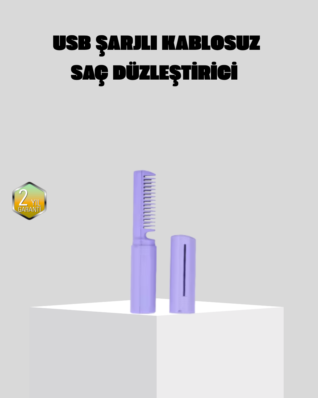 Ayarlanabilir Isı Kontrollü Saç Şekillendirici – İnce ve Kalın Tellere Uyumlu - Lisinya