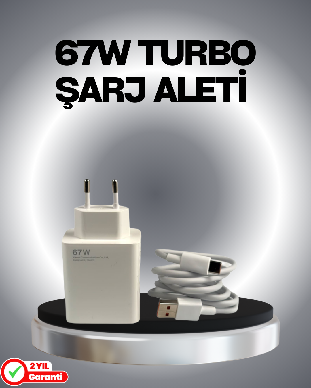 67 Watt Güvenli Hızlı Şarj Adaptörü Samsung M31 M33 M51 Uyumlu - Lisinya