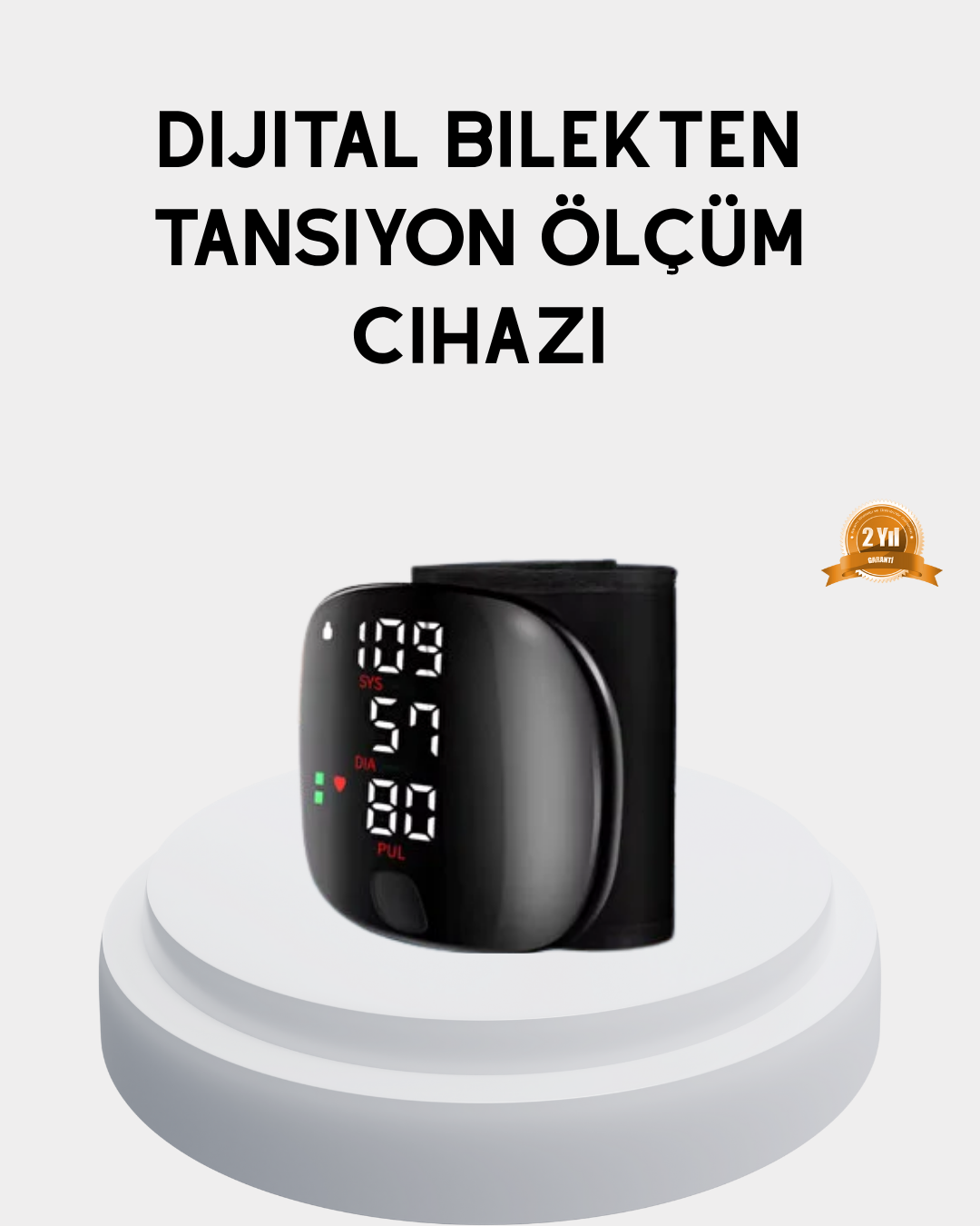 Taşınabilir Dijital Tansiyon Aleti – Bilekten Ölçüm, Aritmi Uyarısı ve Risk Göstergesi - Lisinya Taşınabilir Dijital Tansiyon Aleti – Bilekten Ölçüm, Aritmi Uyarısı ve Risk Göstergesi - Lisinya