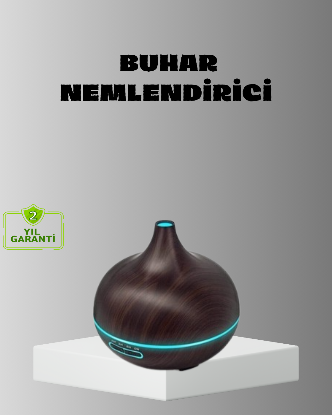 Aromaterapi Difüzörü 550 ml Ultrasonik Nemlendirici Otomatik Kapanma Özellikli - Lisinya