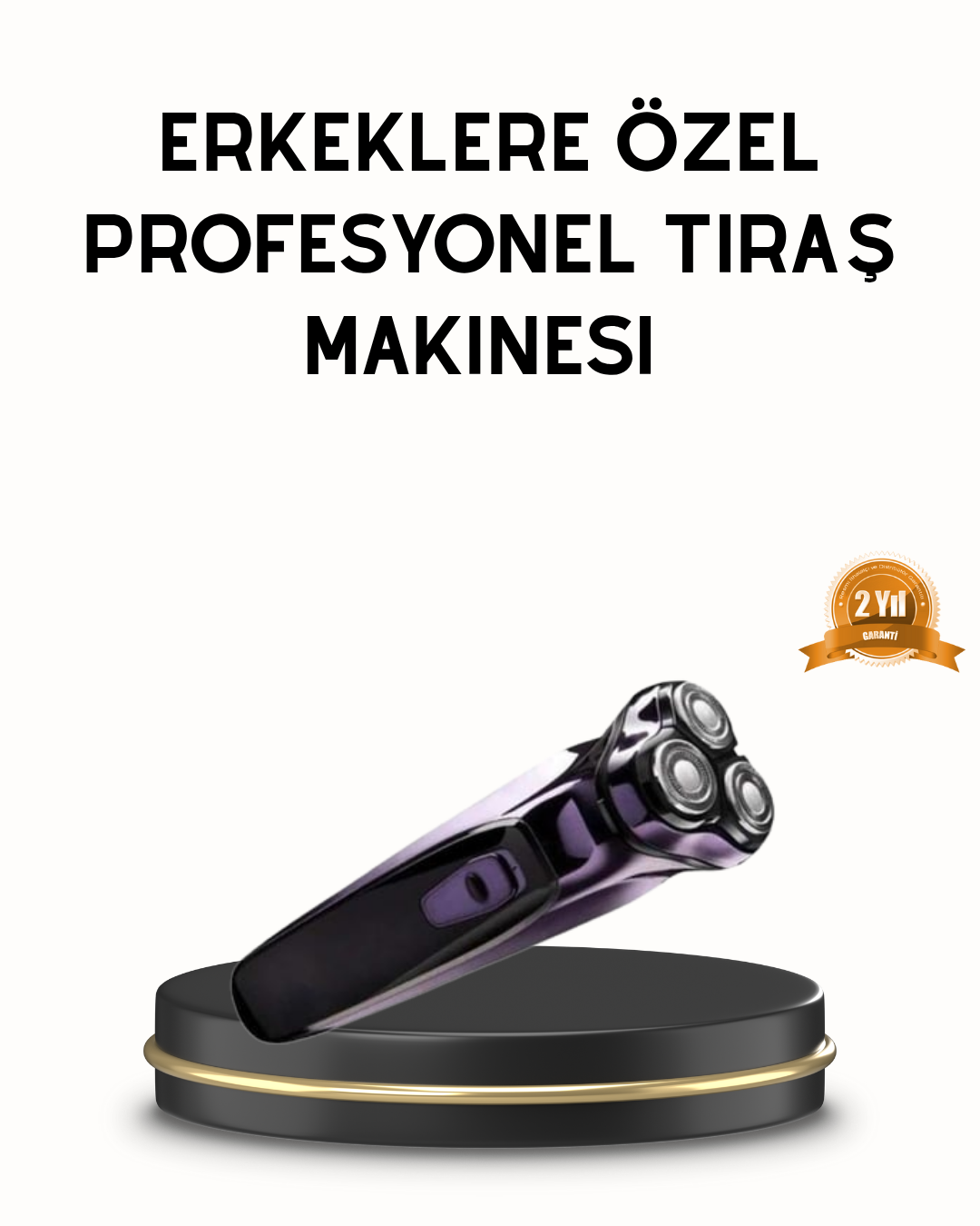 Kompakt Şarjlı Saç Sakal Tıraş Makinesi Kuru Kullanım Özellikli - Lisinya