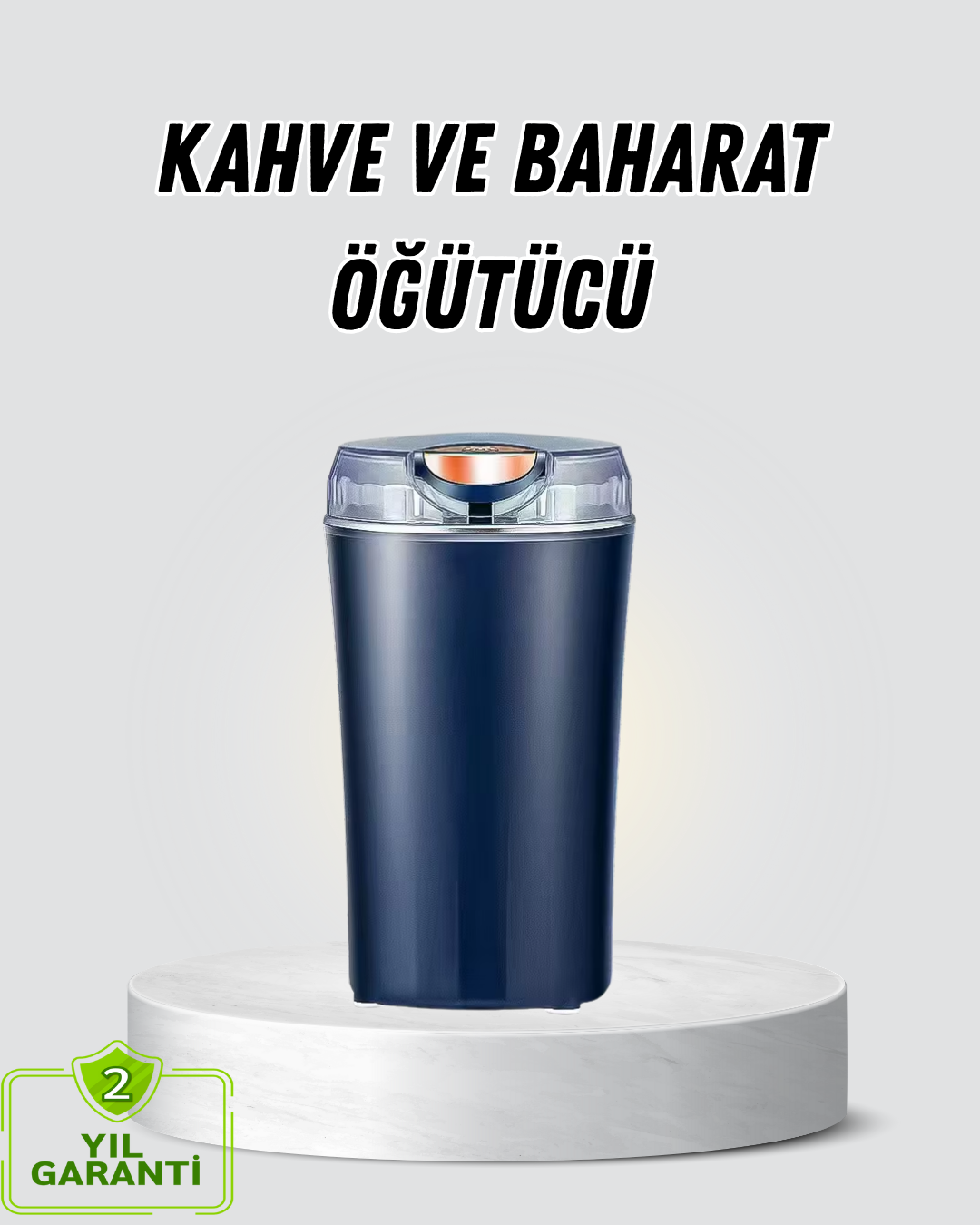 Kahve ve Baharat Öğütücü Otomatik Mekanizmalı Dayanıklı Çelik - Lisinya
