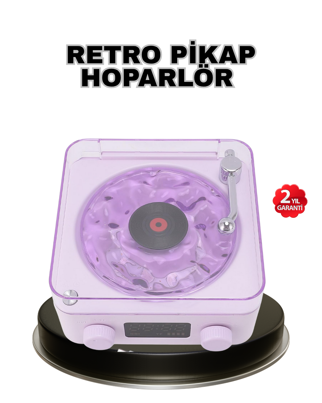 Projektör Işıklı Retro Hoparlör Bluetooth AUX USB Hafıza Kartlı 360° Sesli Şarjlı - Lisinya Projektör Işıklı Retro Hoparlör Bluetooth AUX USB Hafıza Kartlı 360° Sesli Şarjlı - Lisinya