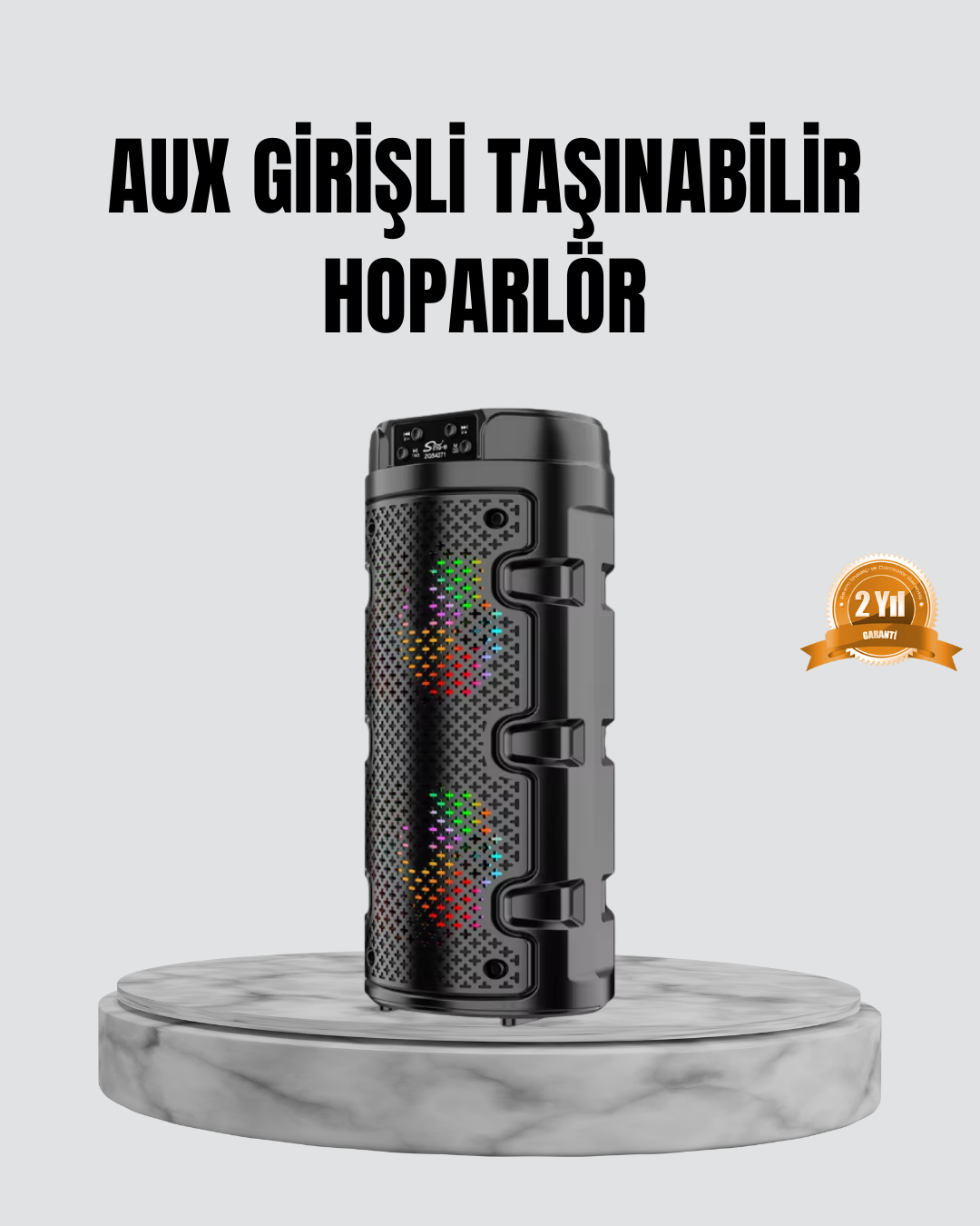 Taşınabilir Bluetooth Hoparlör Çift Sürücü Güçlü Bas HD Ses Çoklu Bağlantı - Lisinya