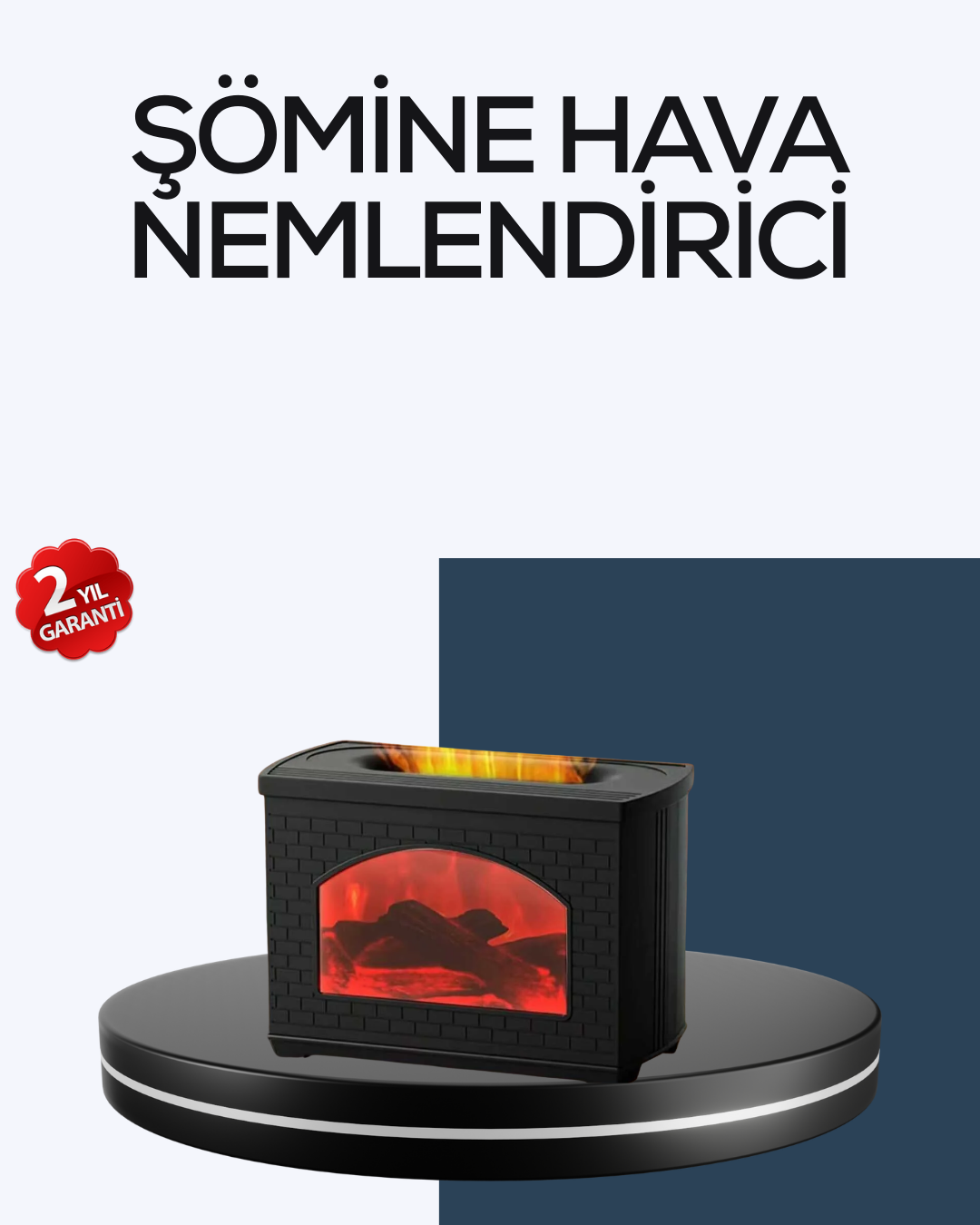 Aromaterapi Uyumlu Ultrasonik Oda Nemlendirici Ayarlanabilir Sis Çıkışlı - Lisinya