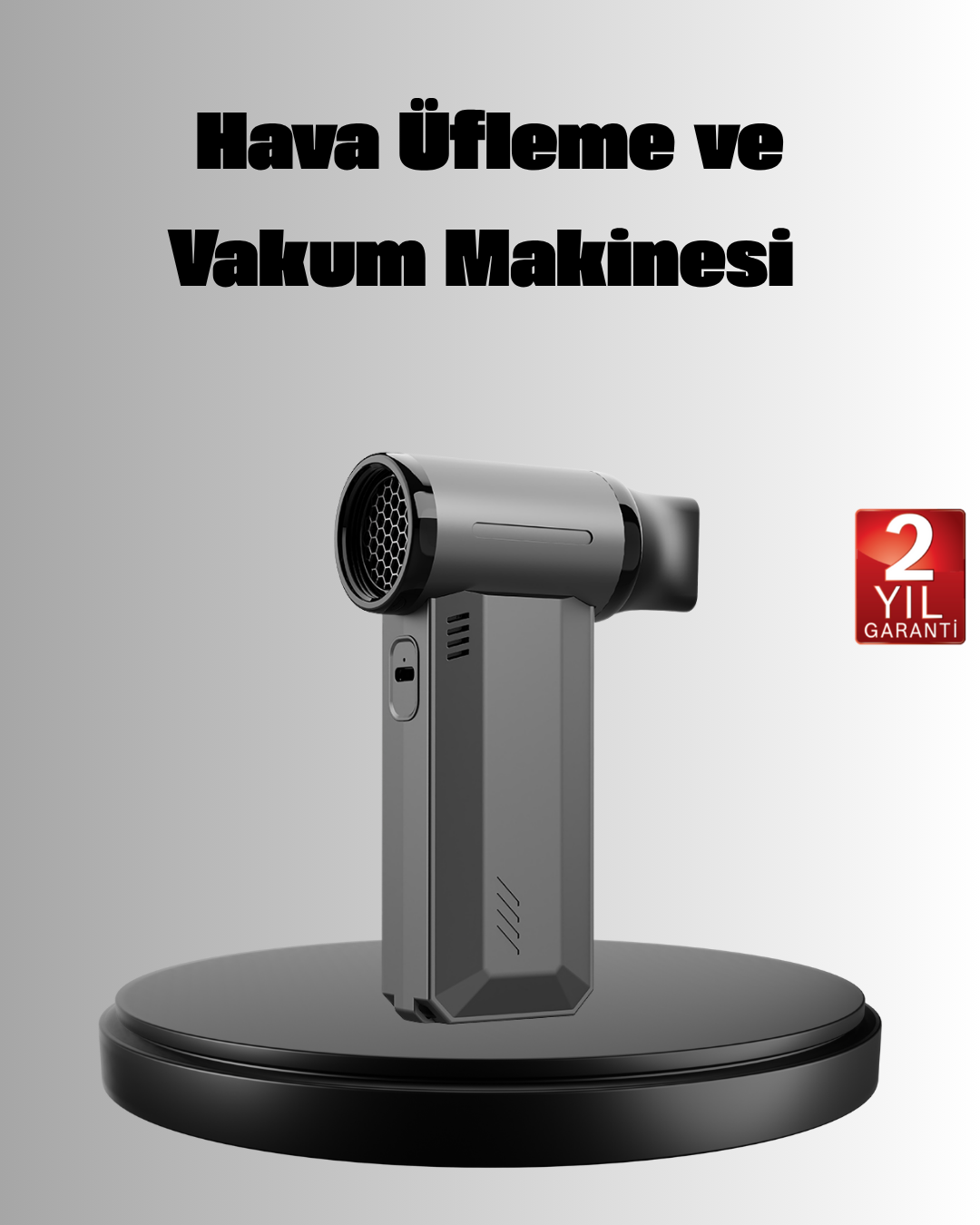 Çok Fonksiyonlu Şarjlı Hava Üfleme ve Vakum Makinesi - Lisinya