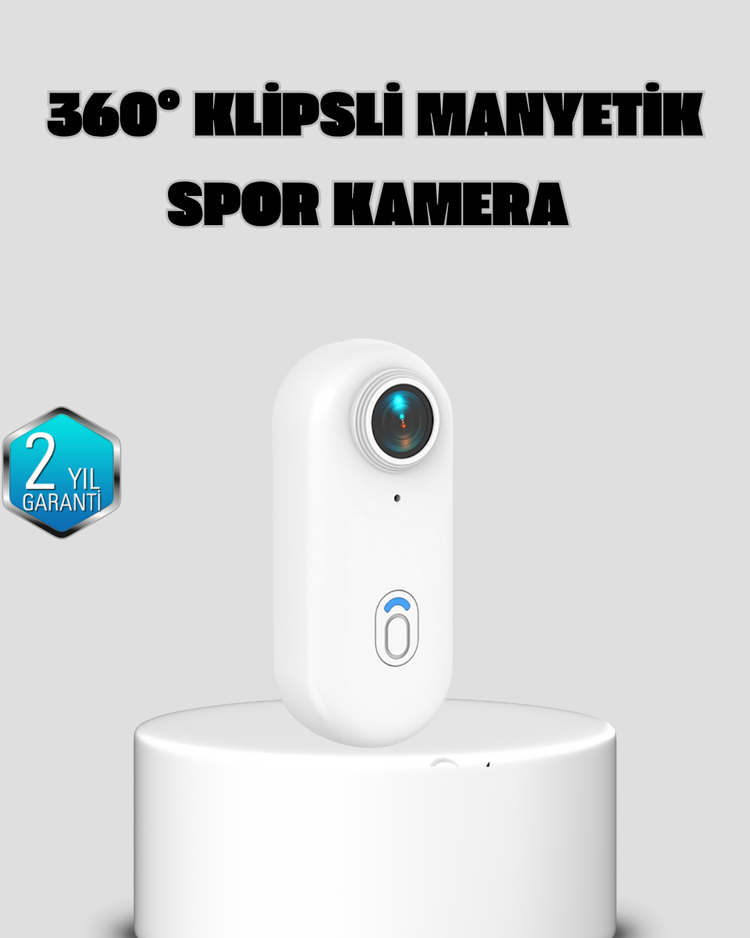 Kompakt 1080P Aksiyon Kamerası Suya Dayanıklı WiFi ve 120° Geniş Açı - Lisinya