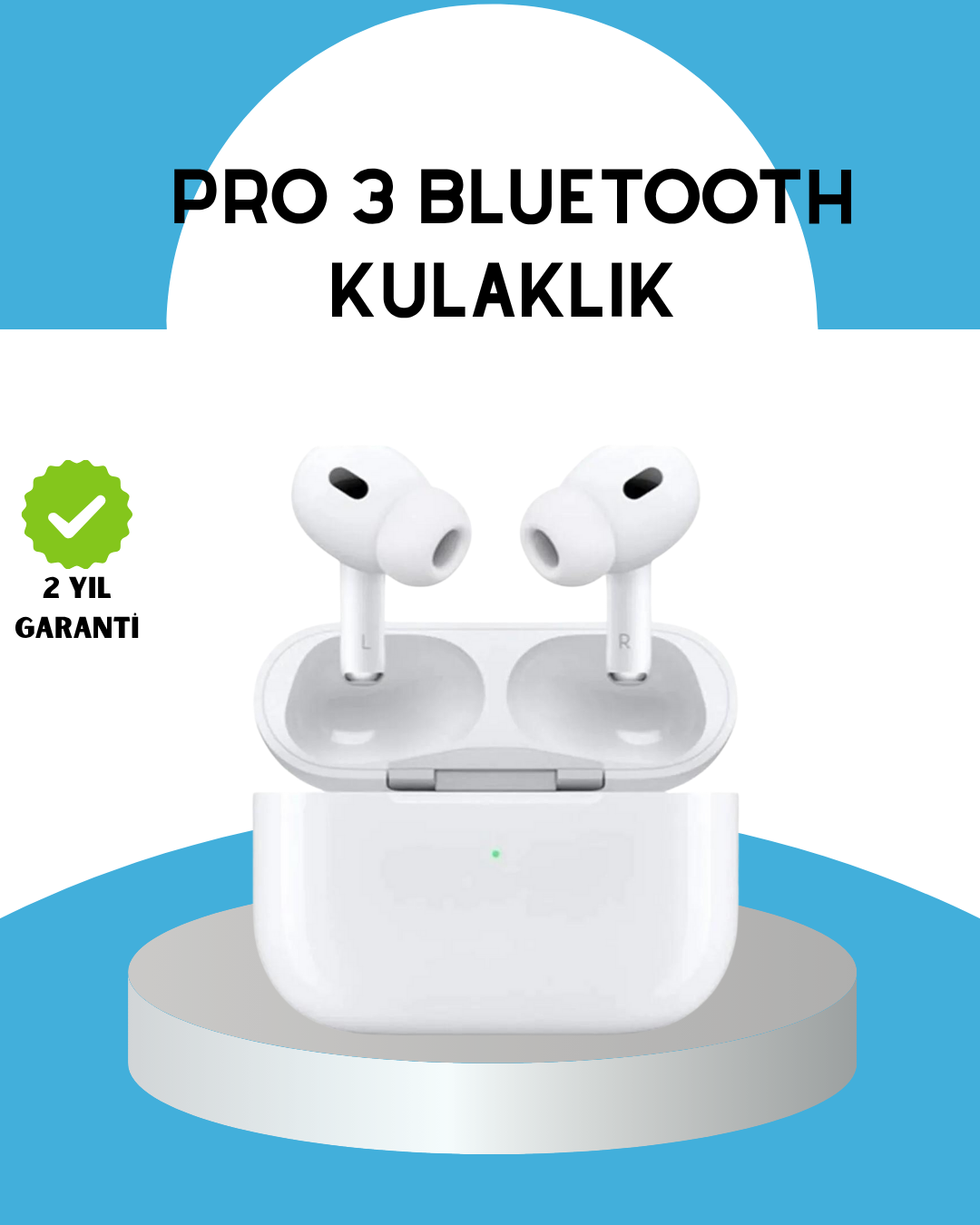 Bluetooth 5.3 Kablosuz Kulaklık – Gürültü Engelleyici, 24 Saat Pil Süreli - Lisinya