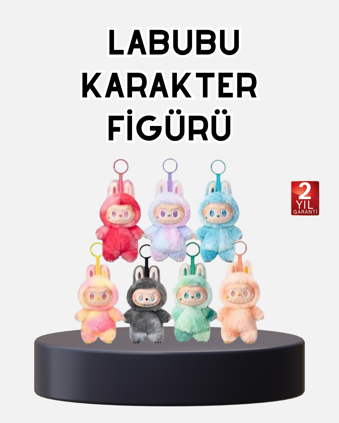 Labubu Koleksiyonluk Peluş Oyuncak – Yumuşak Kumaşlı, Dekoratif Tasarım, Hediyelik - Lisinya