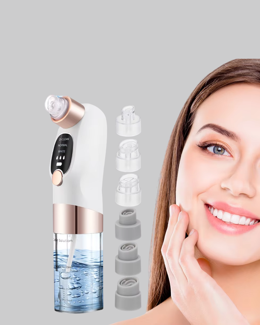 Vakum Teknolojili Siyah Nokta Temizleyici – Cilt Tonu Eşitleyen Masajlı Cilt Bakım Cihazı - Lisinya