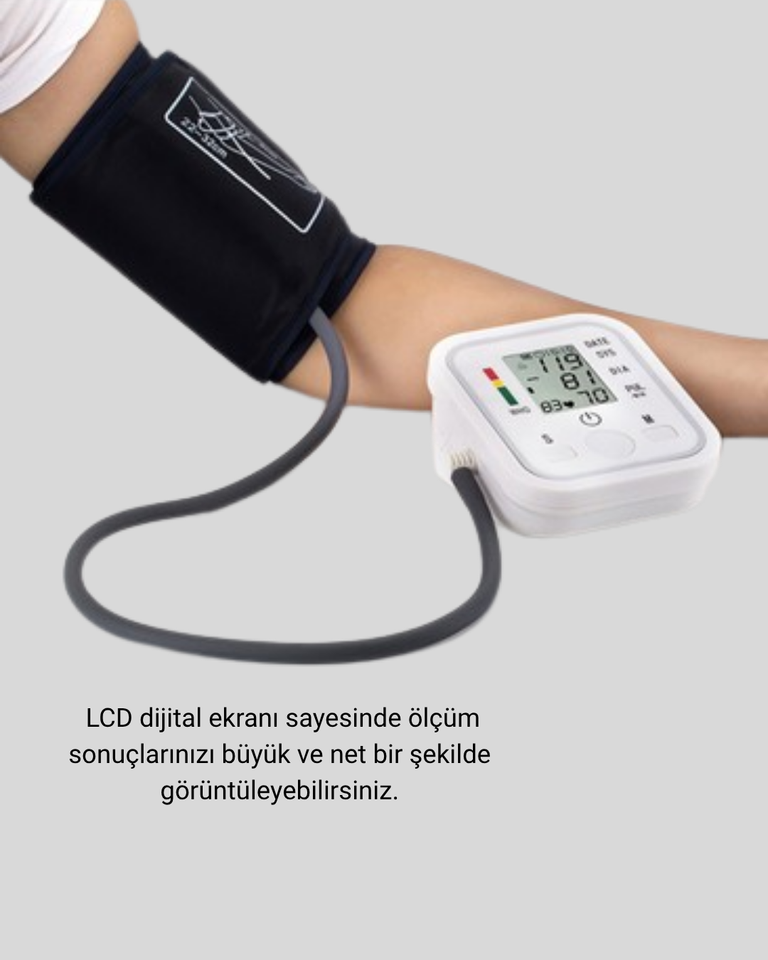 Üst Koldan Ölçüm Dijital Tansiyon Aleti – IHB Aritmi Uyarılı ve Çift Hafızalı (Kopya) - Lisinya