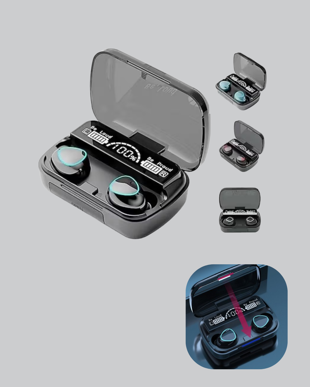 Bluetooth 5.1 M10 TWS Kulaklık Ergonomik Tasarım Yüksek Ses Kaliteli - Lisinya