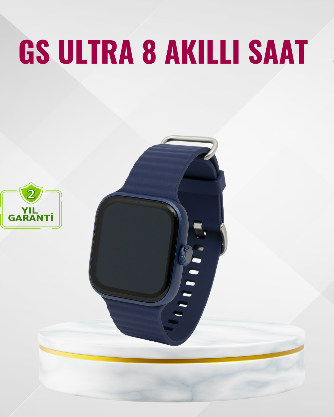 Ultra Akıllı Saat 2.05 İnç Büyük Ekran Bluetooth Aramalı IP67 - Lisinya