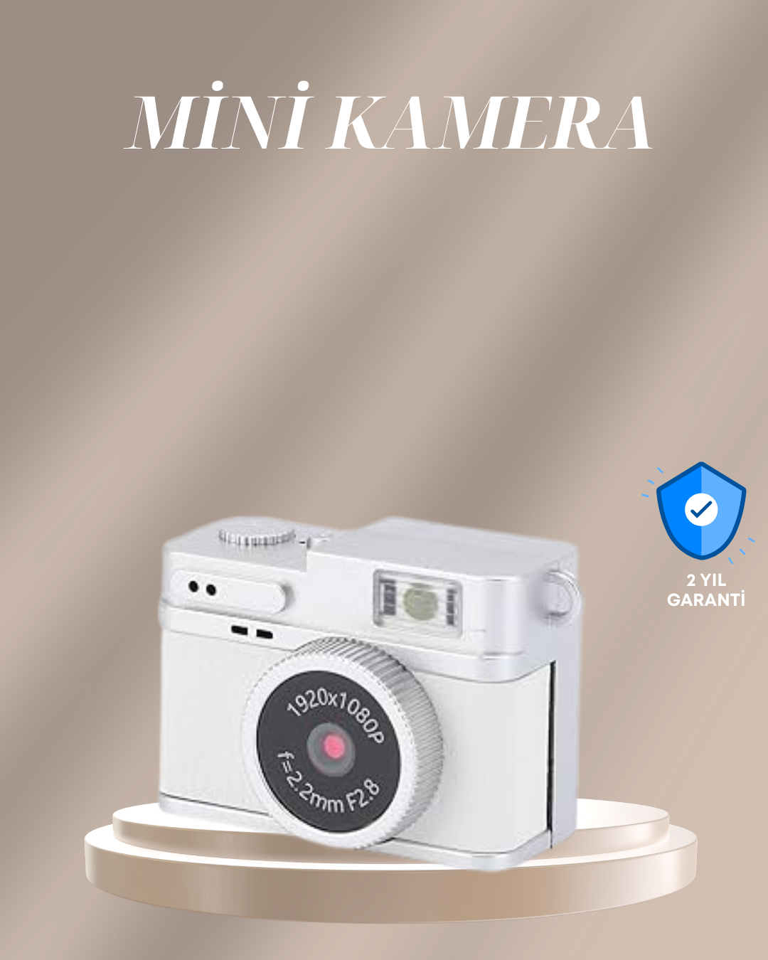 Cep Boy Vintage Dijital Kamera LED Destekli Full HD Video - Lisinya