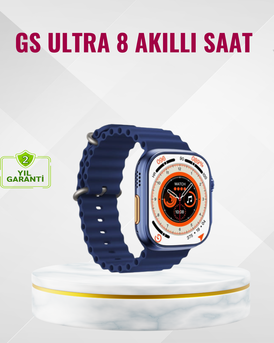 Ultra Akıllı Saat 420x480 IPS Ekran Kalp Atış - Lisinya