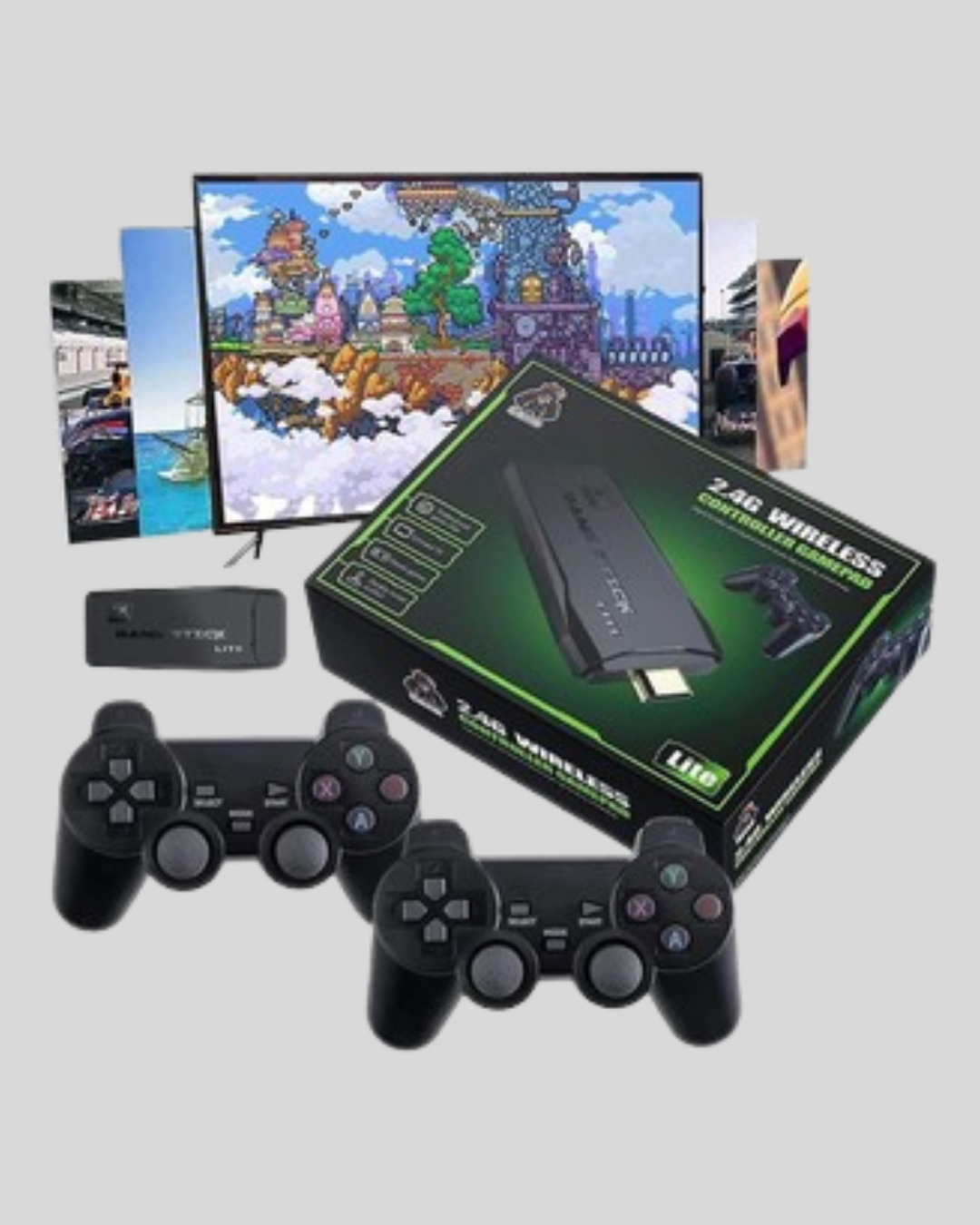 2.4G Kablosuz Mini Oyun Konsolu Taşınabilir ve Şık Tasarım - Lisinya