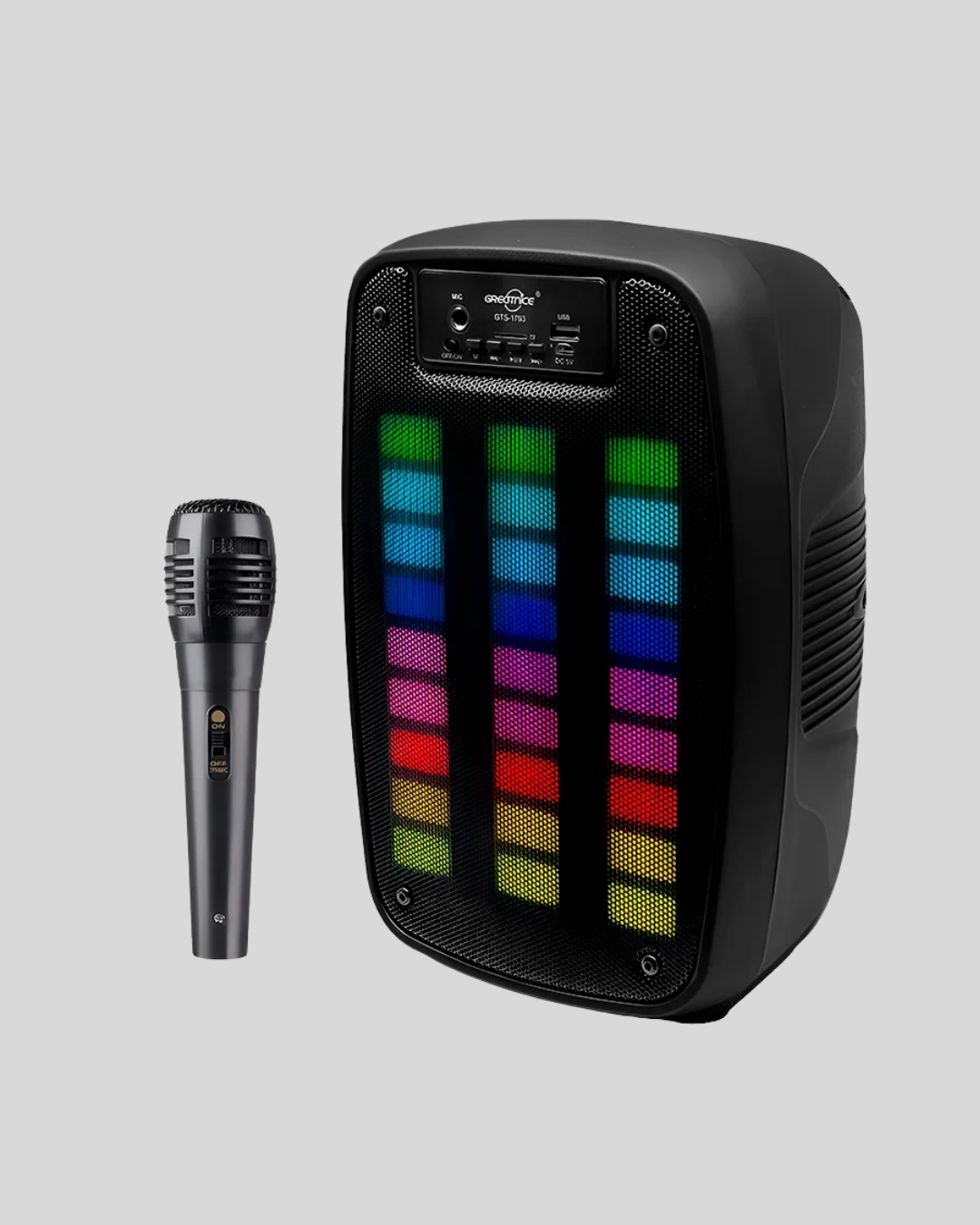 6.5” LED Işıklı GTS 1793 Bluetooth Hoparlör Güçlü Bass ve FM Destekli - Lisinya
