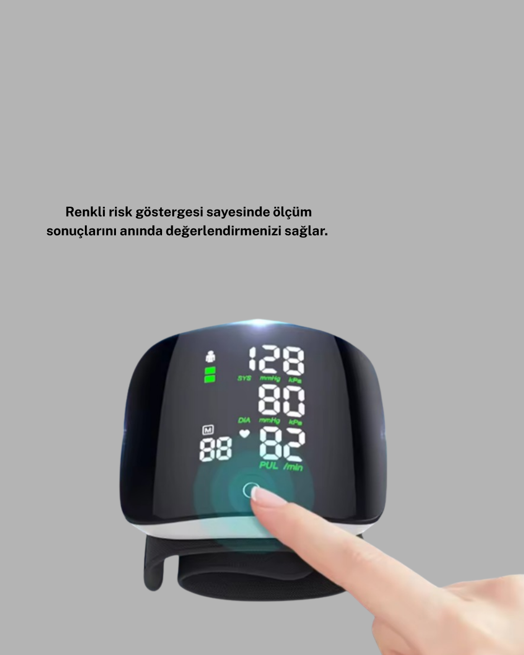 Dijital Bilek Tansiyon Aleti – Çift Kullanıcı Hafızalı, Aritmi Uyarılı ve Otomatik Kapanmalı - Lisinya Dijital Bilek Tansiyon Aleti – Çift Kullanıcı Hafızalı, Aritmi Uyarılı ve Otomatik Kapanmalı - Lisinya