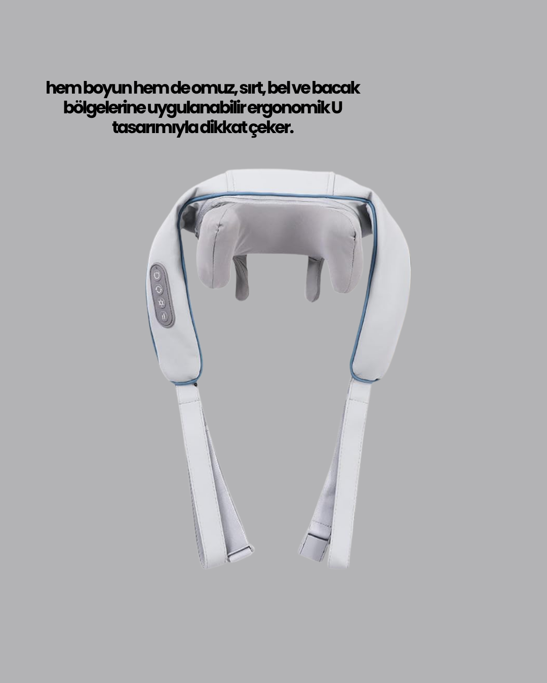 Boyun Masaj Aleti Biyonik Yoğurma Teknolojili 1800mAh Şarjlı - Lisinya