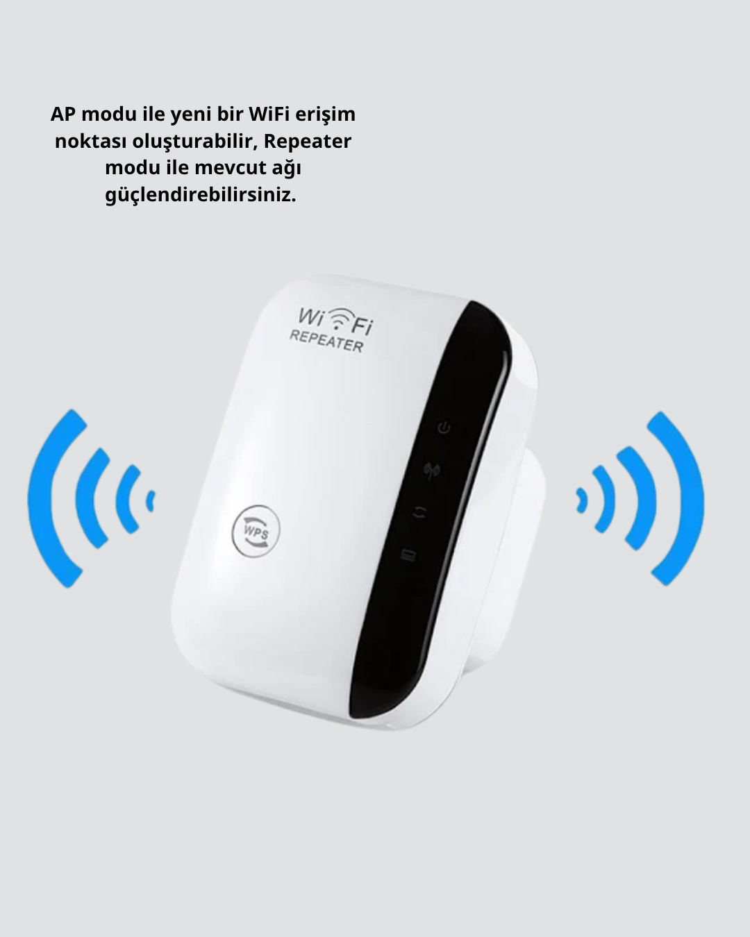 2.4G WiFi Sinyal Çoğaltıcı Router Genişletici Güçlü Antenli - Lisinya