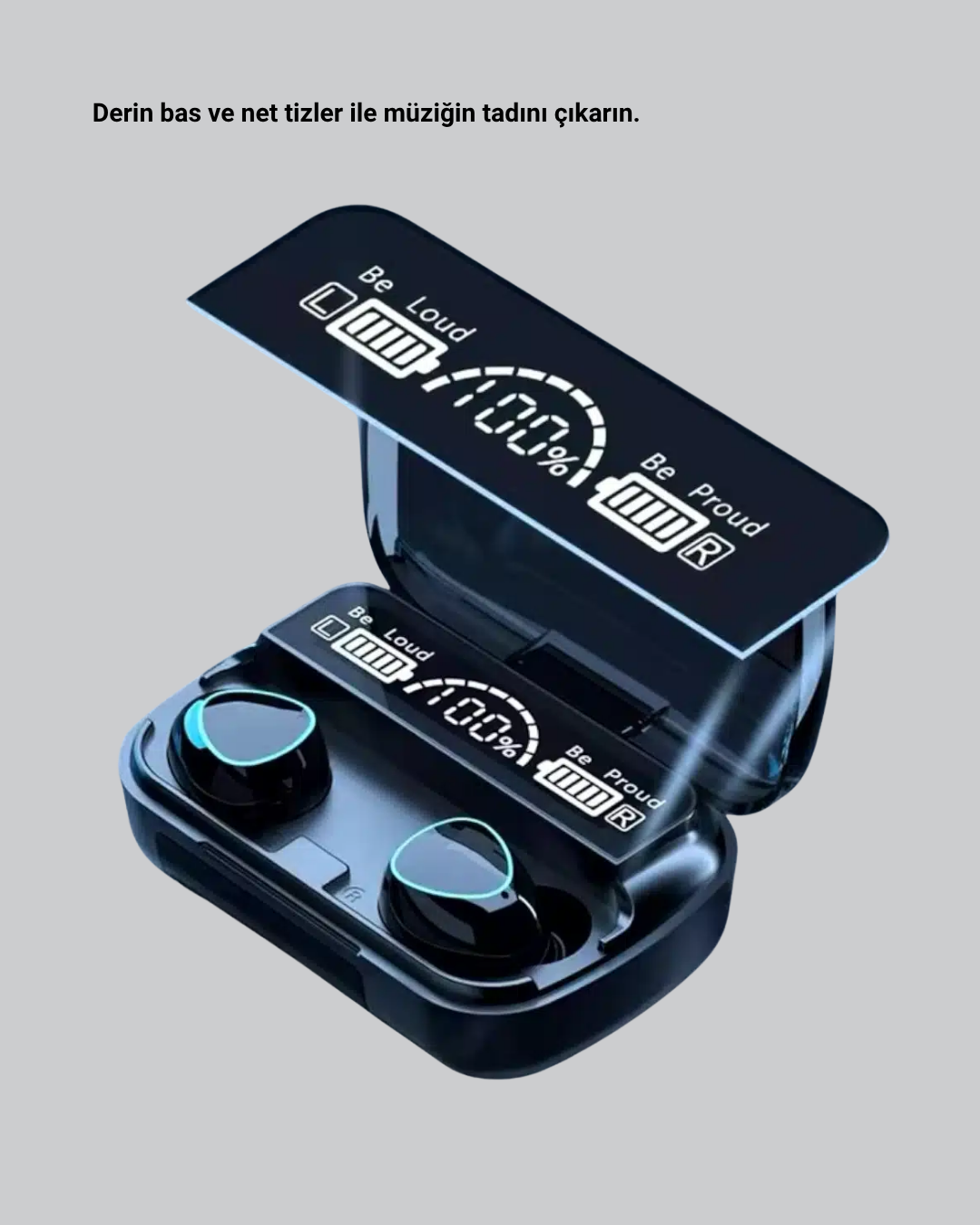 Bluetooth 5.1 M10 TWS Kulaklık Ergonomik Tasarım Yüksek Ses Kaliteli - Lisinya