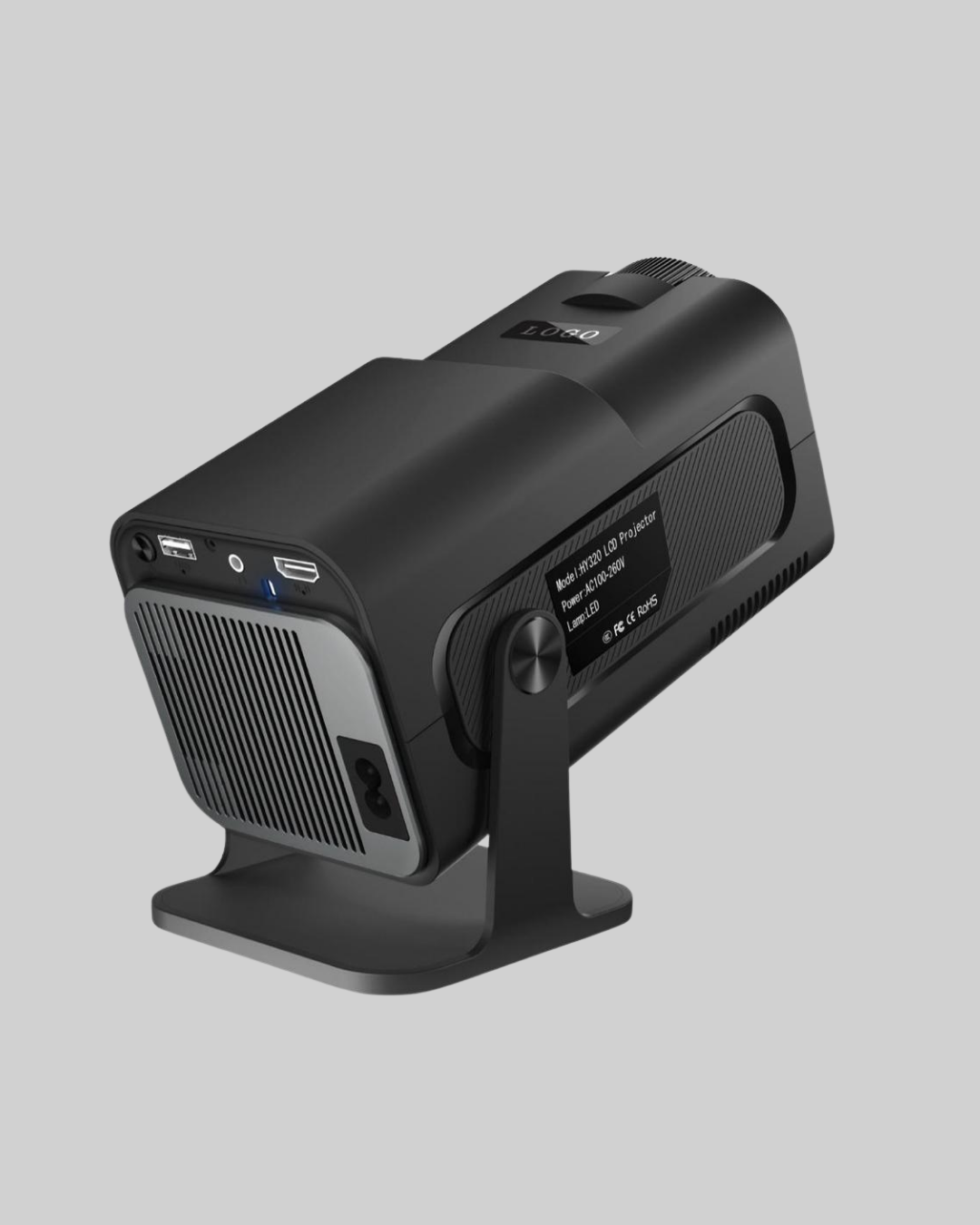 Taşınabilir Akıllı Projeksiyon HDMI USB Uyumlu Oyun Destekli Kompakt - Lisinya