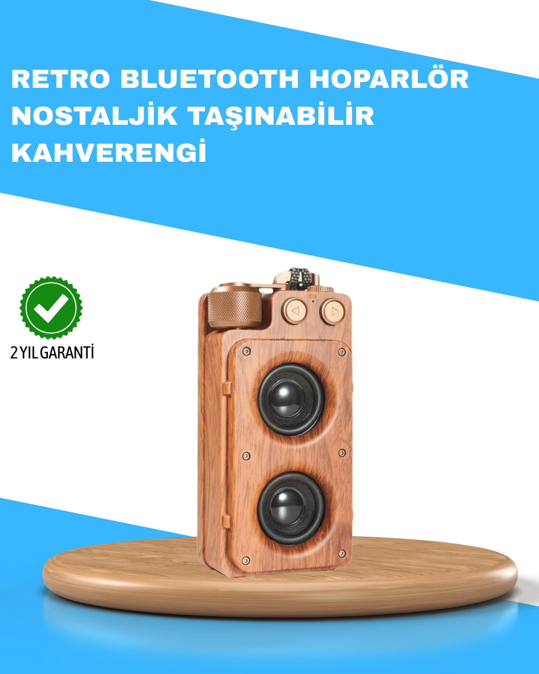 Retro Radyo Tasarım Bluetooth Hoparlör 1800mAh Uzun Çalma Süresi - Lisinya Retro Radyo Tasarım Bluetooth Hoparlör 1800mAh Uzun Çalma Süresi - Lisinya
