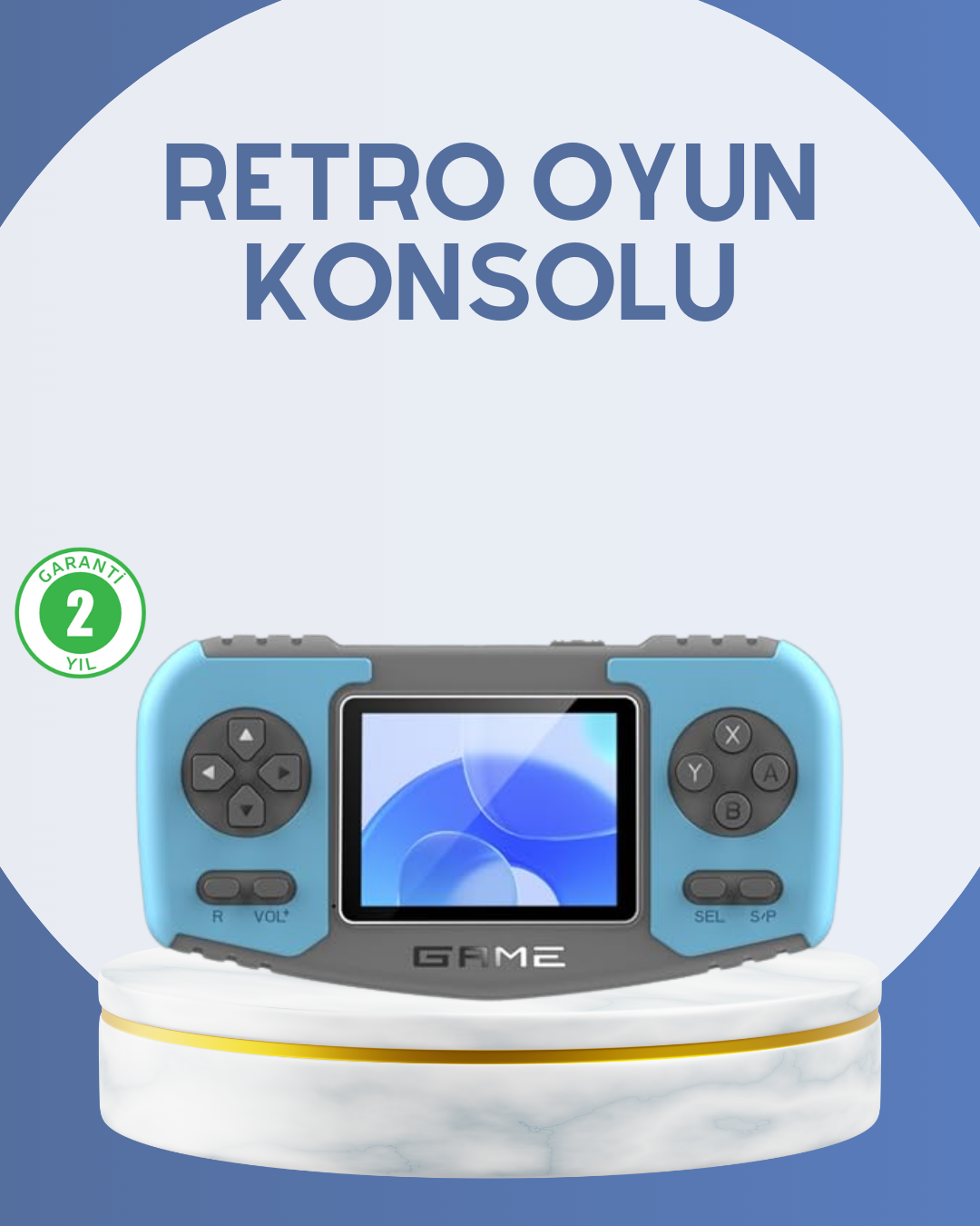 Çocuklara Özel Retro Oyun Konsolu Portatif Eğlence Cihazı - Lisinya