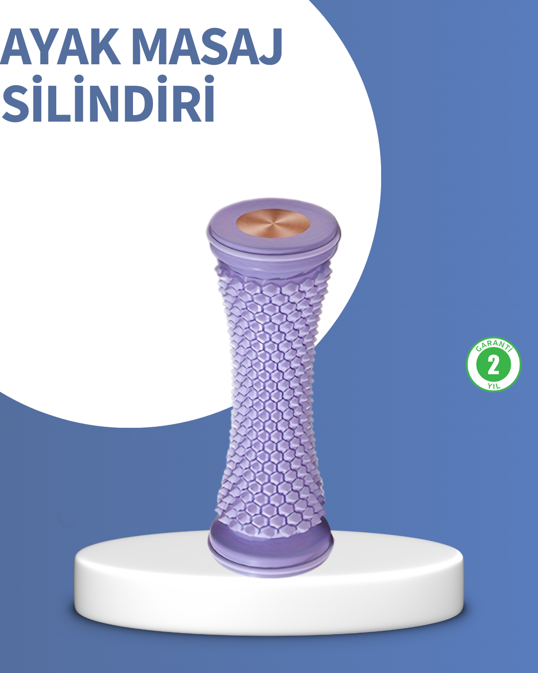 Derin Doku Ayak Masaj Silindiri Plantar Fasiit Topuk Ağrısı İçin - Lisinya