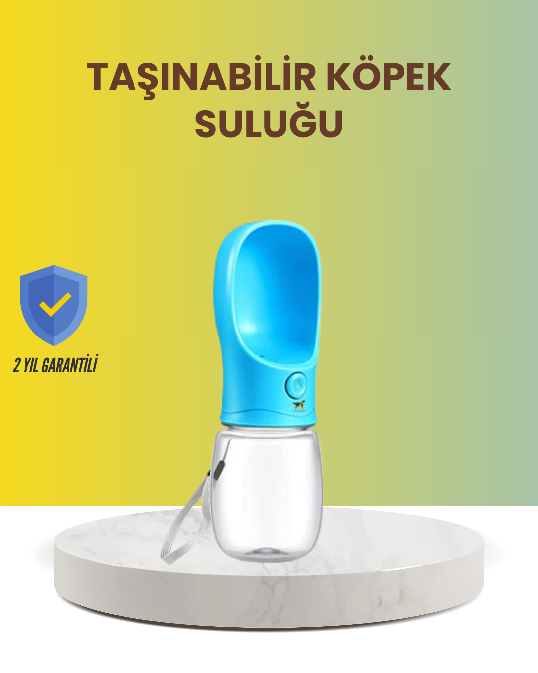 Akıllı Su Akış Kontrollü Köpek Su Matara Taşınabilir Gezdirme Şişesi - Lisinya