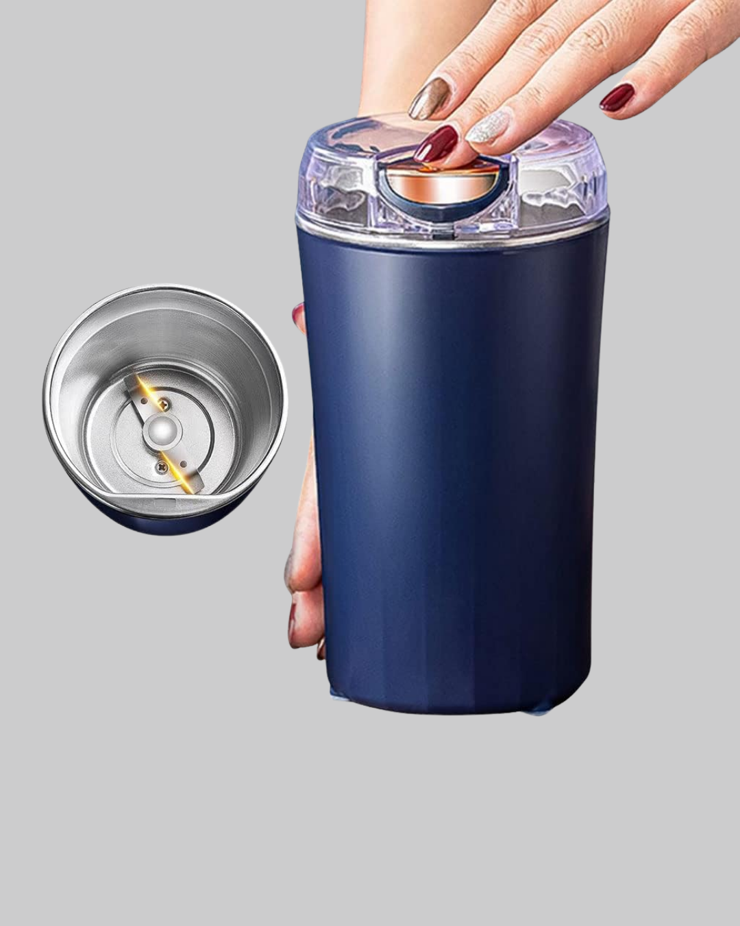 Paslanmaz Çelik Otomatik Öğütücü Kolay Temizlenebilir Yedek Bıçaklı - Lisinya